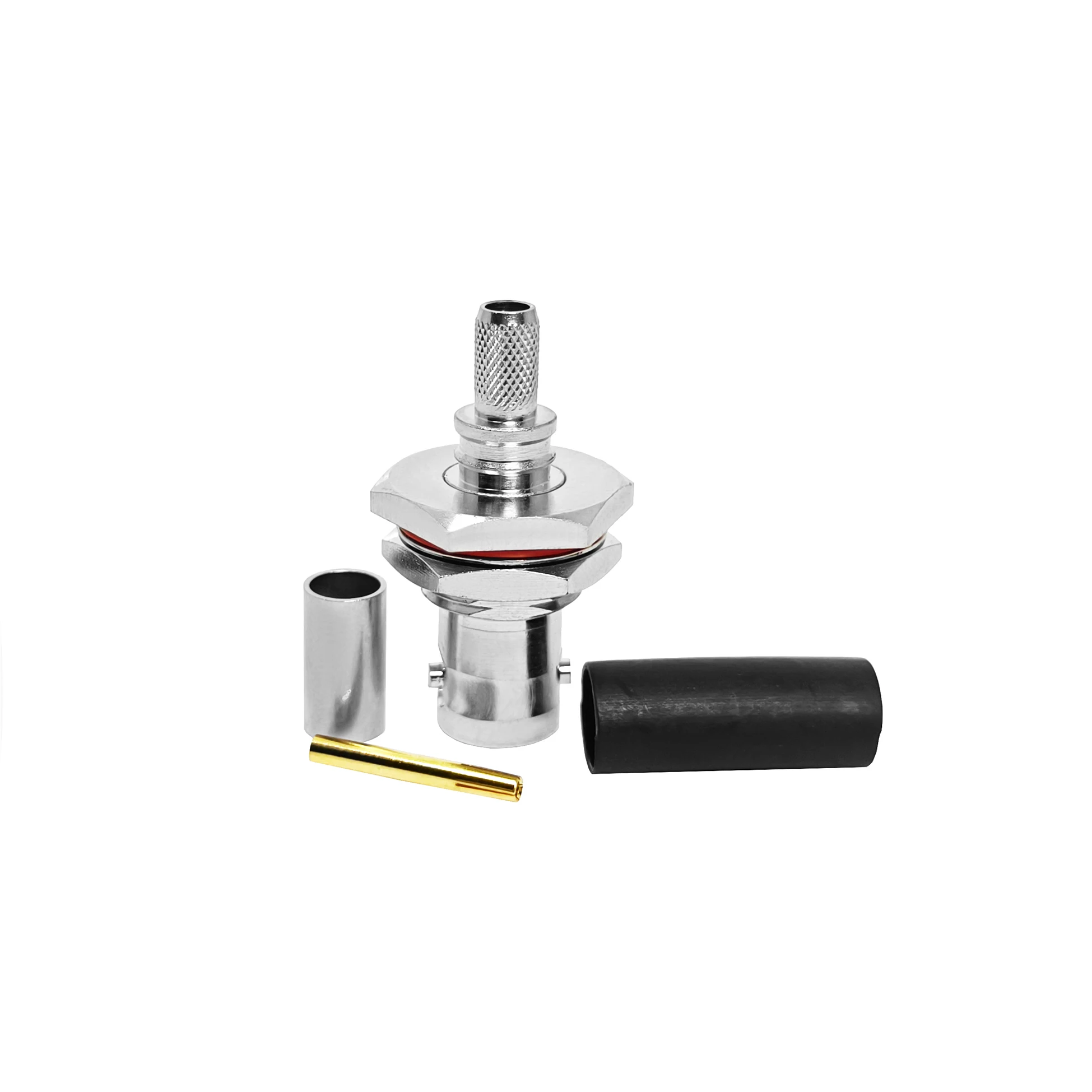 BNC Female Jack BH for RG58 LMR195 RG223 RG142 RG400 LMR240 H155 RG59 LMR300 5D-DB LMR400 RG8 RG213 RG214 RF Coaxial Connectors
