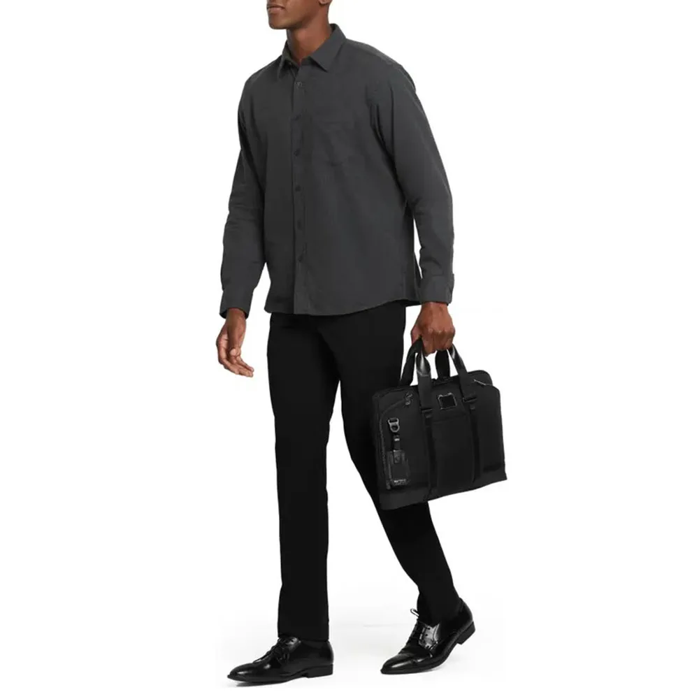 Брендовый Роскошный Тонкий деловой мужской портфель для