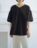 Black v-neck