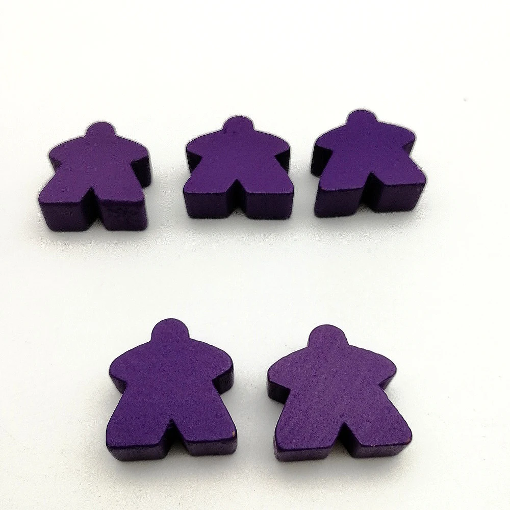 Place Games 5 Meeples Animais Galinha de madeira 20x18x9mm