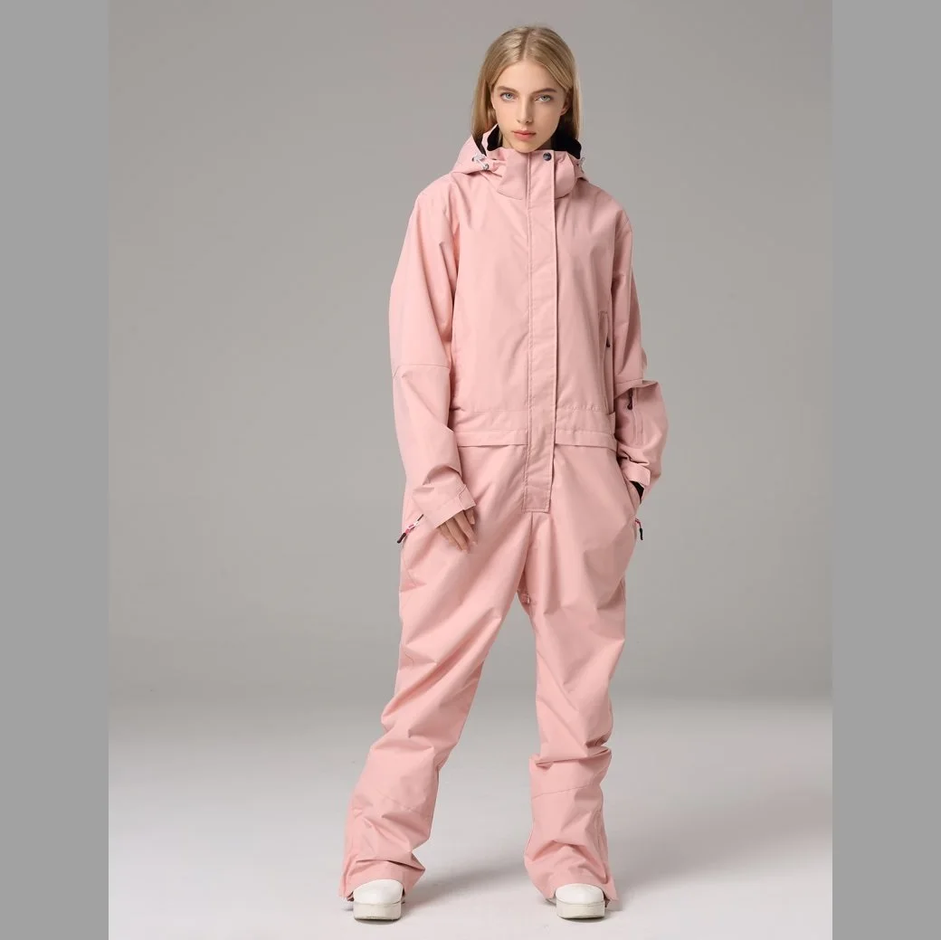 High Quality Winter 100 Polyester Snow Suits Adults Ski Suit Women Ski & Snow Wear Men