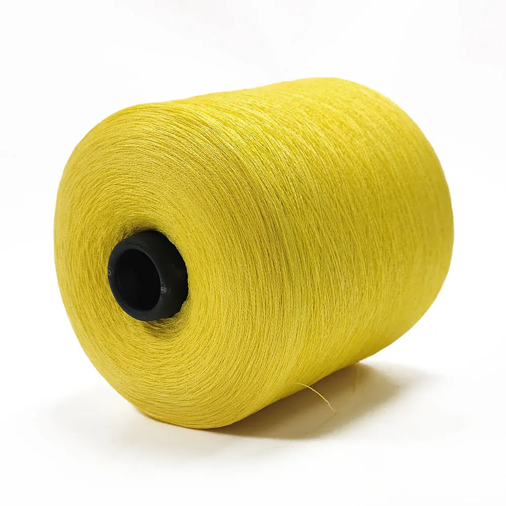 Low MOQ 24S Cold Silk Thread Viscose Nylon Mixed Dyed Yarn Composition Ice Silk Blended Yarn for Knitting Machine manufacture