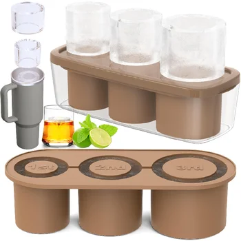 Hot Sales Selling Bpa Free Silicone Ice Cube Mold Ice Block Mold Silicone Trays For Travel Mug Stanley Cup