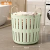 Large laundry basket, milk green