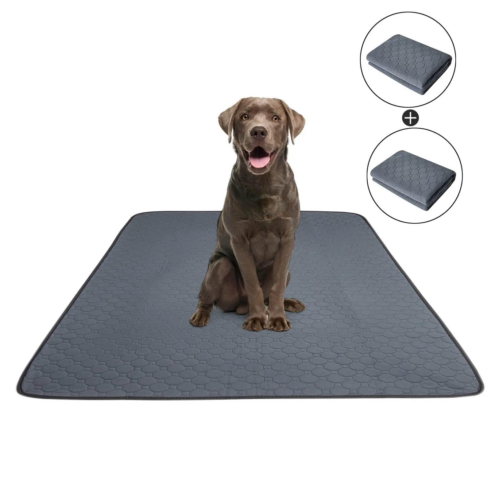 YK OEM/ODM Dogs Cats Indoor Protecting Floor Sofa Bed Mats Washable Reusable Eco-Friendly Pets Dog Pads