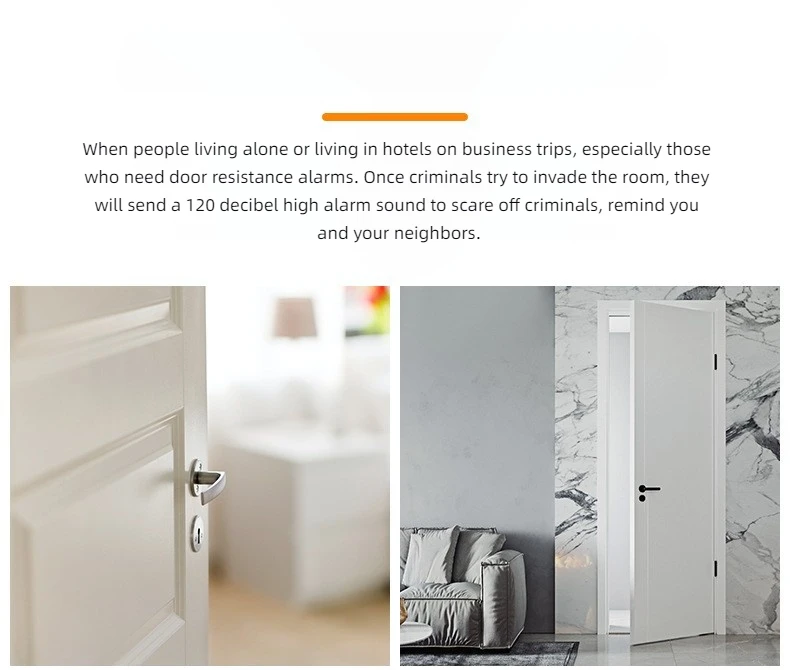 120dB Door Anti Theft Security Door Stop Wireless Household Door Stop Alarm System