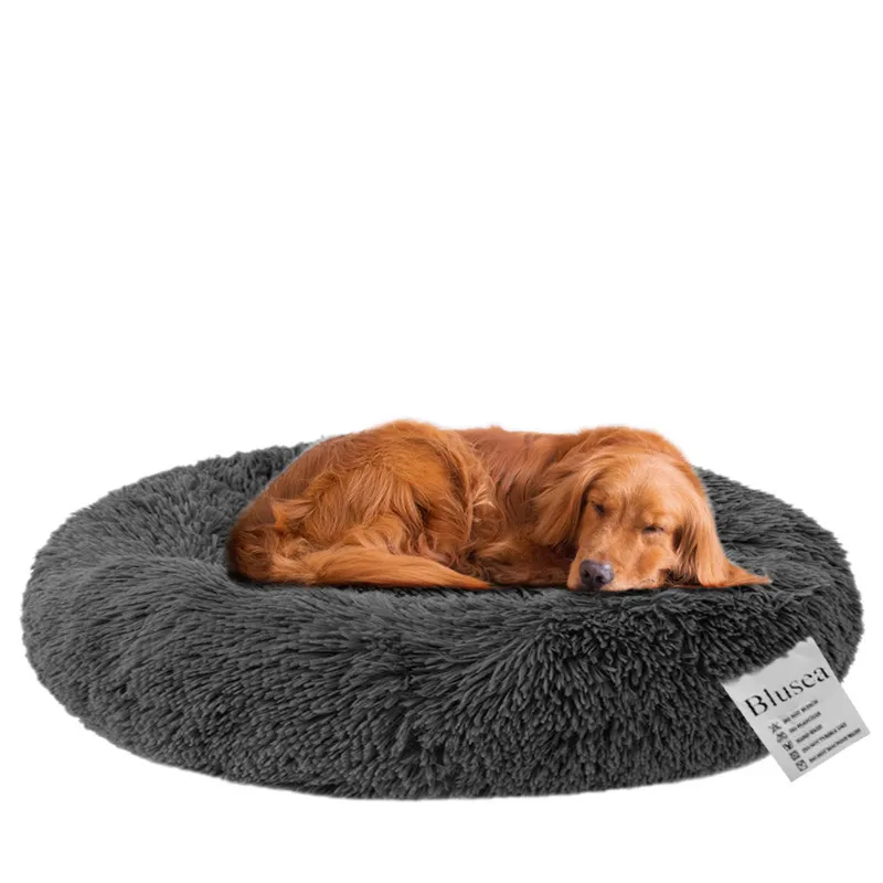 High quality dog bed wholesale Polyester Cotton Sofa Anti-Anxiety Eco Friendly Dog Bed supplier