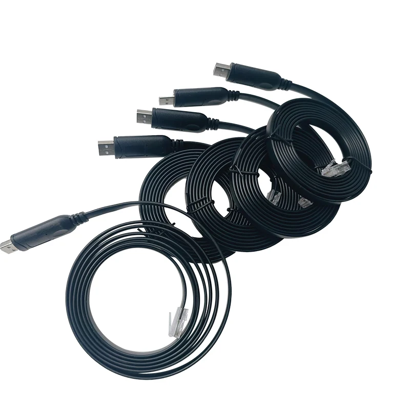 JK Bms RS485 Upper Computer Cable Industrial Serial Cable USB to RJ45 Network Port  Connect JK Energy Storage Bms to Computer