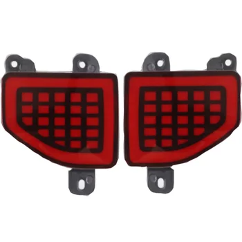 LED Rear Fog Light For Jeep Wrangler JL 2018-2022 Rear Bumper Lamp  Brake Light Turn Signal