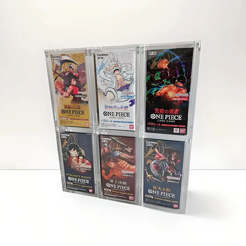 Custom Premium Acrylic One Piece OP-02 Japanese Trading Card Game Booster  Box Display Case