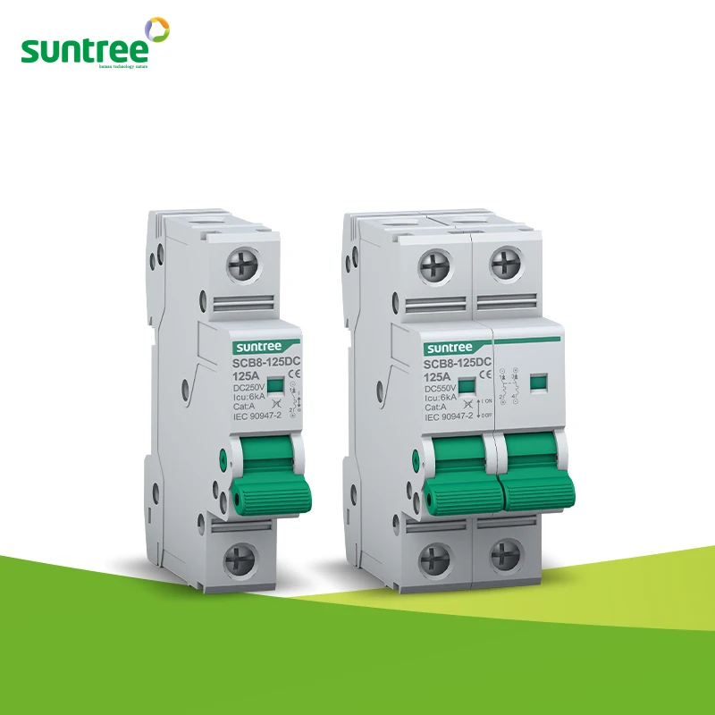 Factory Price Dc Circuit Breaker Solar System MCB DC 2P 125A Renewable Energy Circuit Breaker