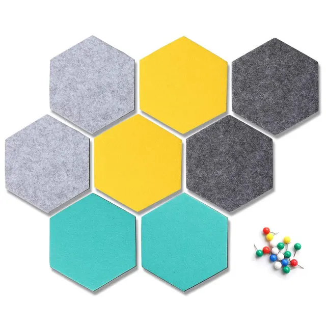 fashionable sound absorbing felt polyvinyl chloride self-adhesive 3d wall panel