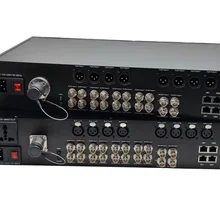 12G SDI Extender with XLR Audio and Ethernet Transmitter and Receiver, SMPTE 4K/UHD Video Transmission