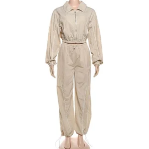 Dropshipping New Arrivals 2026 Fall Autumn Women Clothing Trendy Popular Tracksuit Two Piece Set