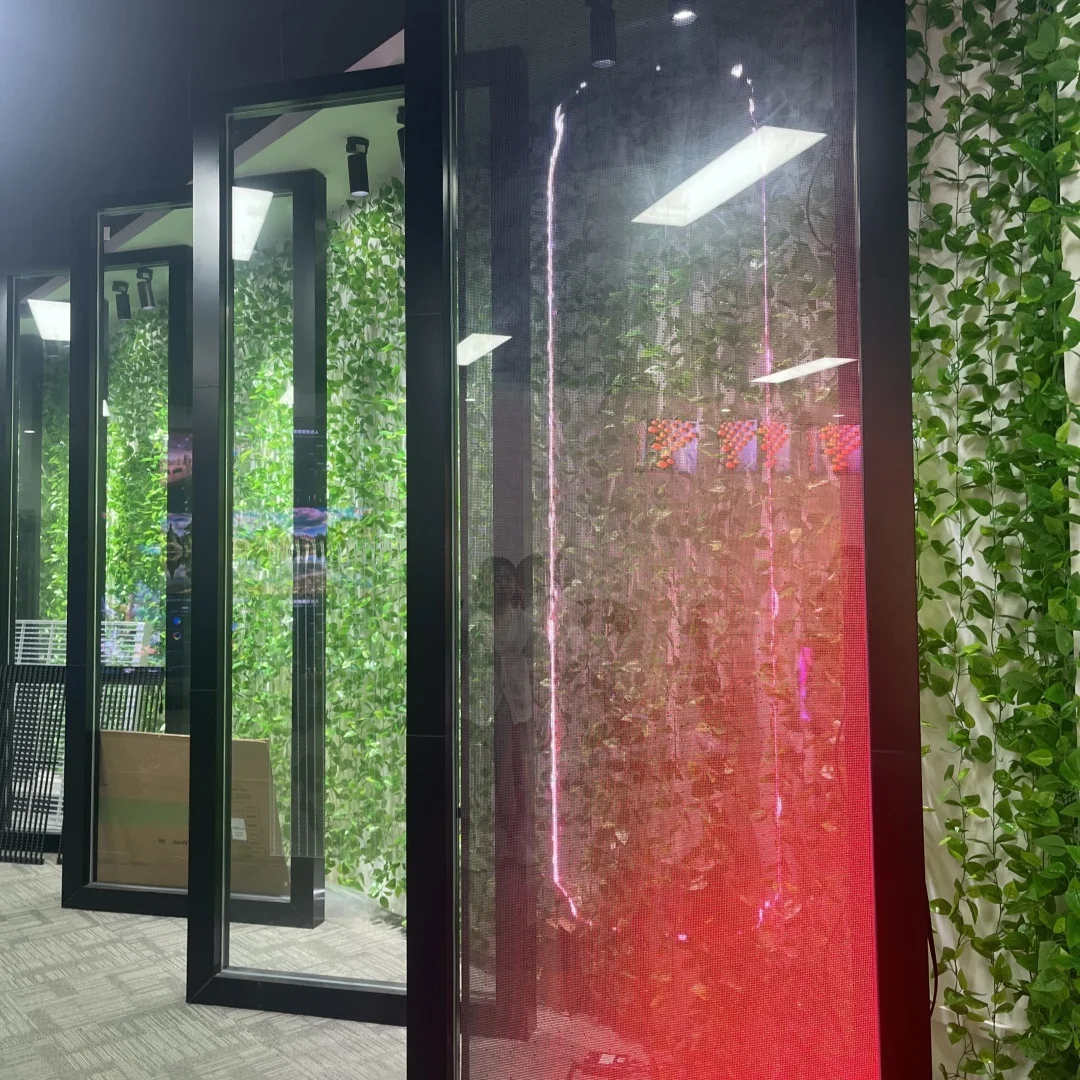 Lionled High Quality P6 High-Resolution Indoor Flexible Transparent LED Display for Retail Store Advertising Digital Poster