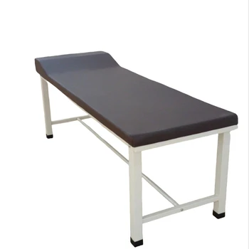 2024 New Manual Metal Hospital Bed Outpatient Massage Dedicated Steel Material Black Color 3-Year Warranty Patient Examination