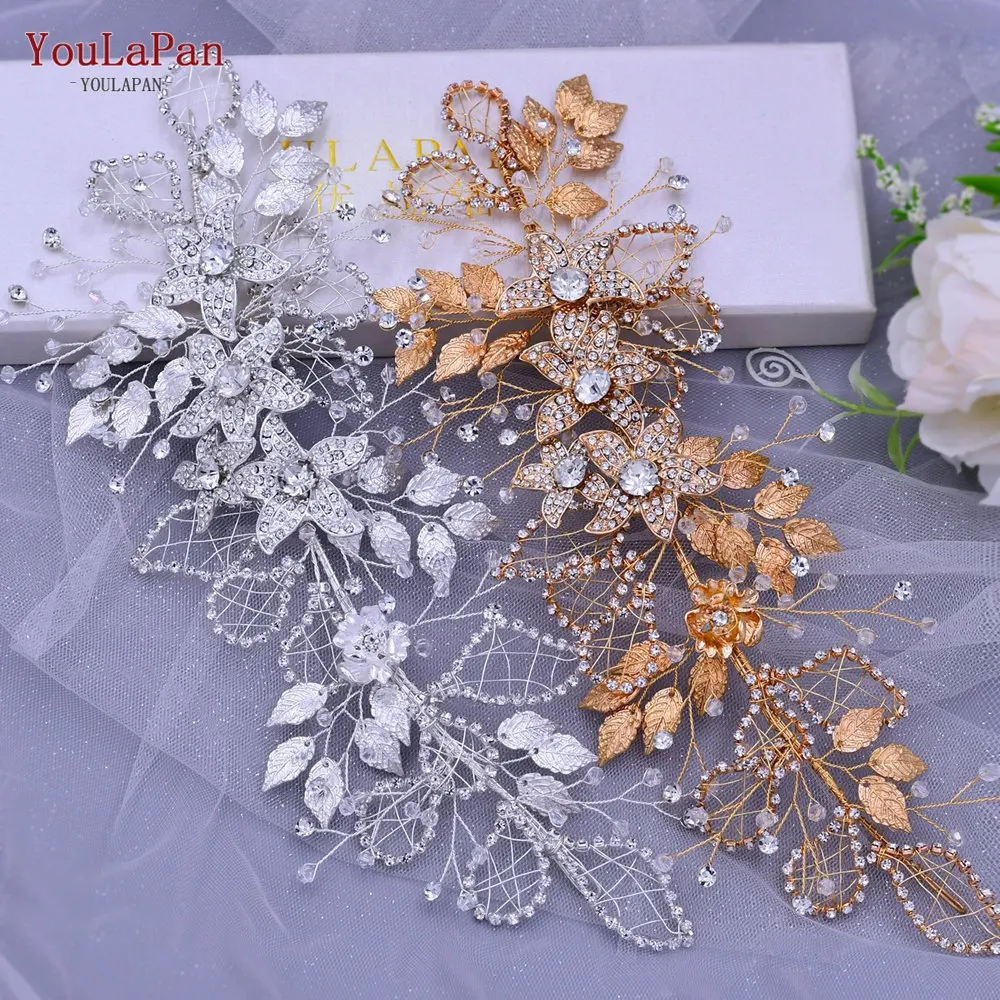 Youlapan Hp282 Alloy Rhinestones Headpiece Pageant Wedding Hair 