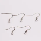 Earrings Wires 500pcs/bag Wholesale Stainless Steel Earrings Findings Hook Ear Wires For Jewelry Making