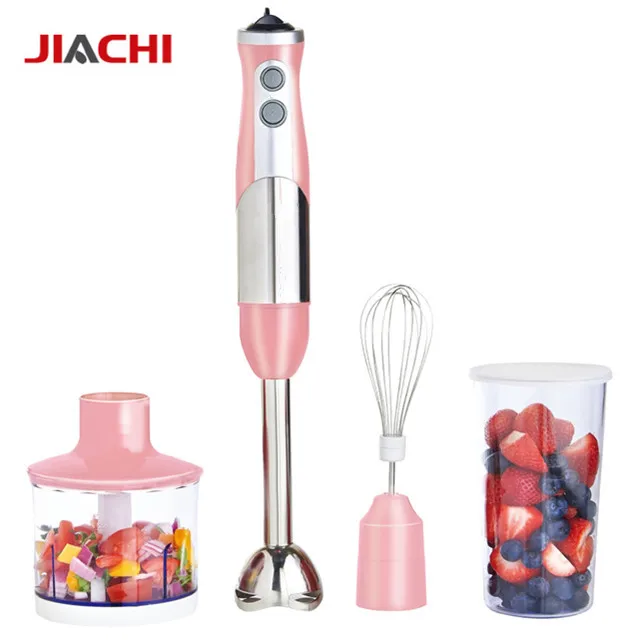 Professional Home Appliance Hand Blender Set OEM 1000W Stainless Steel Variable Speed Electric Plastic Immersion