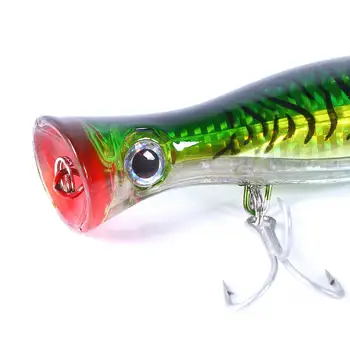 CHEERY Tourn-120 Popper Lure Live Bait Trout ABS with 3D Fish Eyes for Rivers Lakes Streams – Popper – view 5