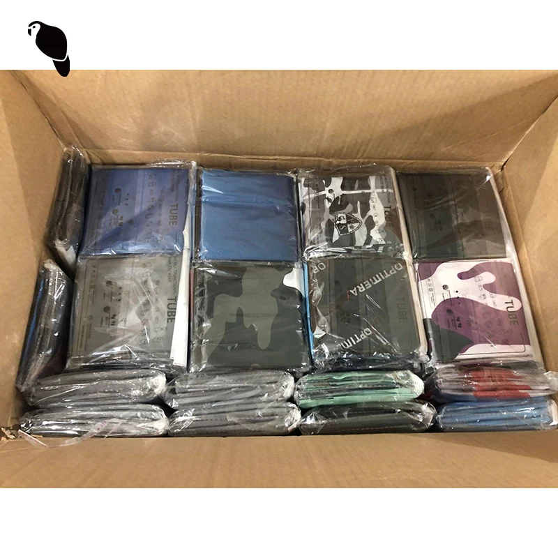 LEO Custom logo multifunctional running seamless magic neck gaiter with skull tube bandana