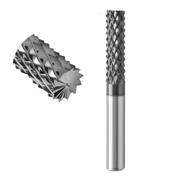 Milling Cutter Tungsten Solid Carbide End Mill Ball Nose Router Bits CNC Taper Metal Milling Cutter 3 Flutes Tapered End Mills
