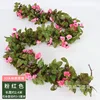 Autumn style, 33 pink rose vines