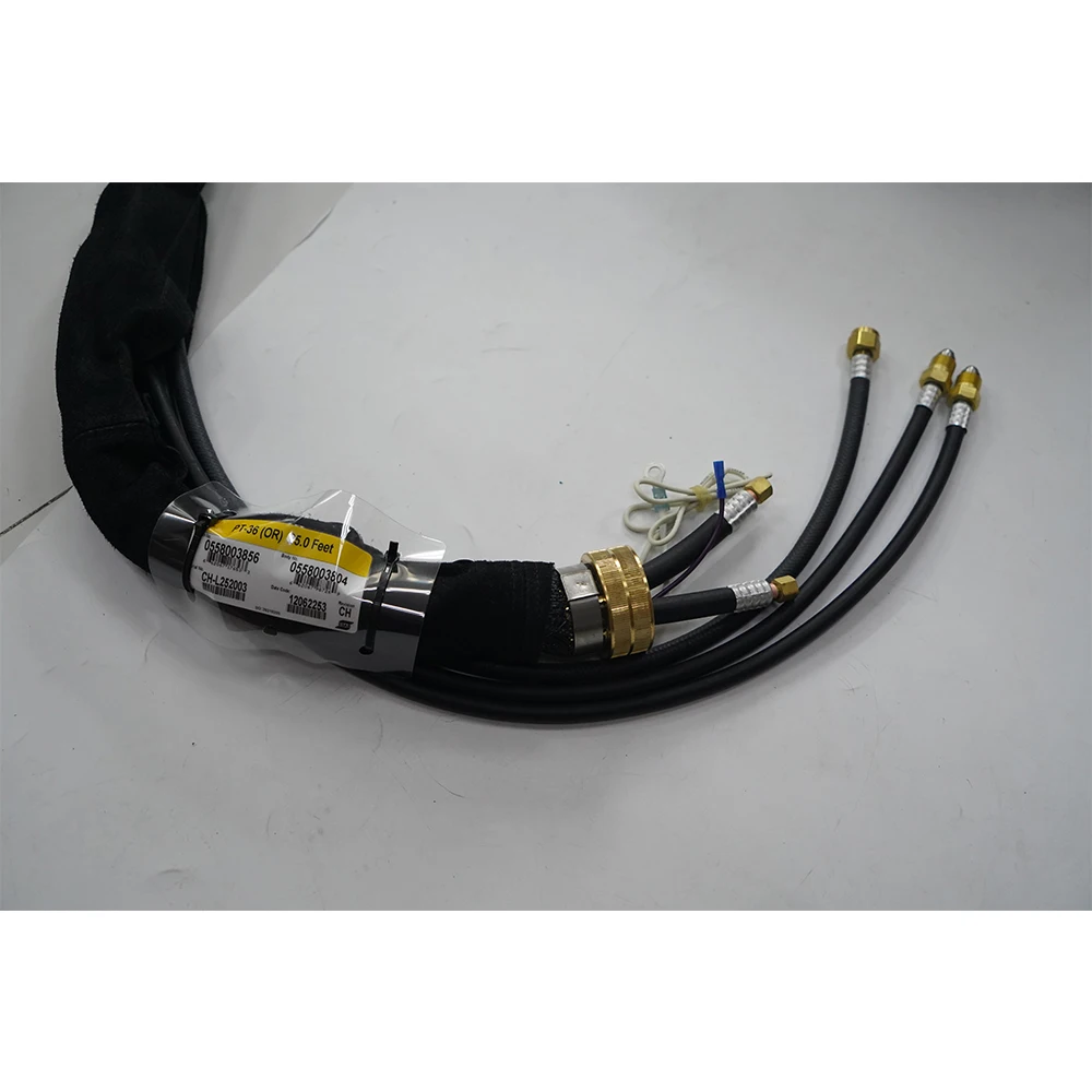 Water Cooled  Hot Sale PT-36 CNC Straight Plasma Cutting Torch  with Central Connector Adaptor