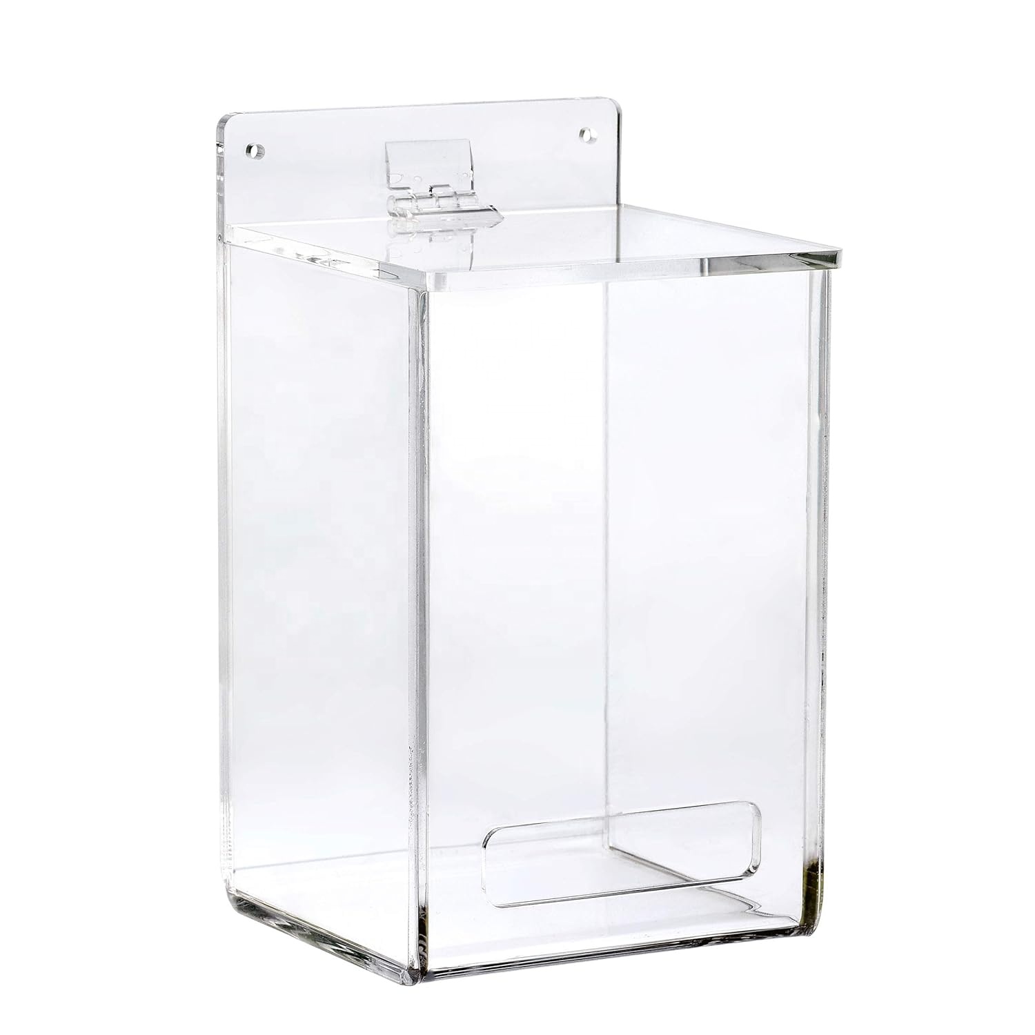 Sumnacon Acrylic Dispenser-Countertop Storge Container For Candy Shoe Covers Golves Hairnets Earplugs,White Laundry Pod Dispenser With