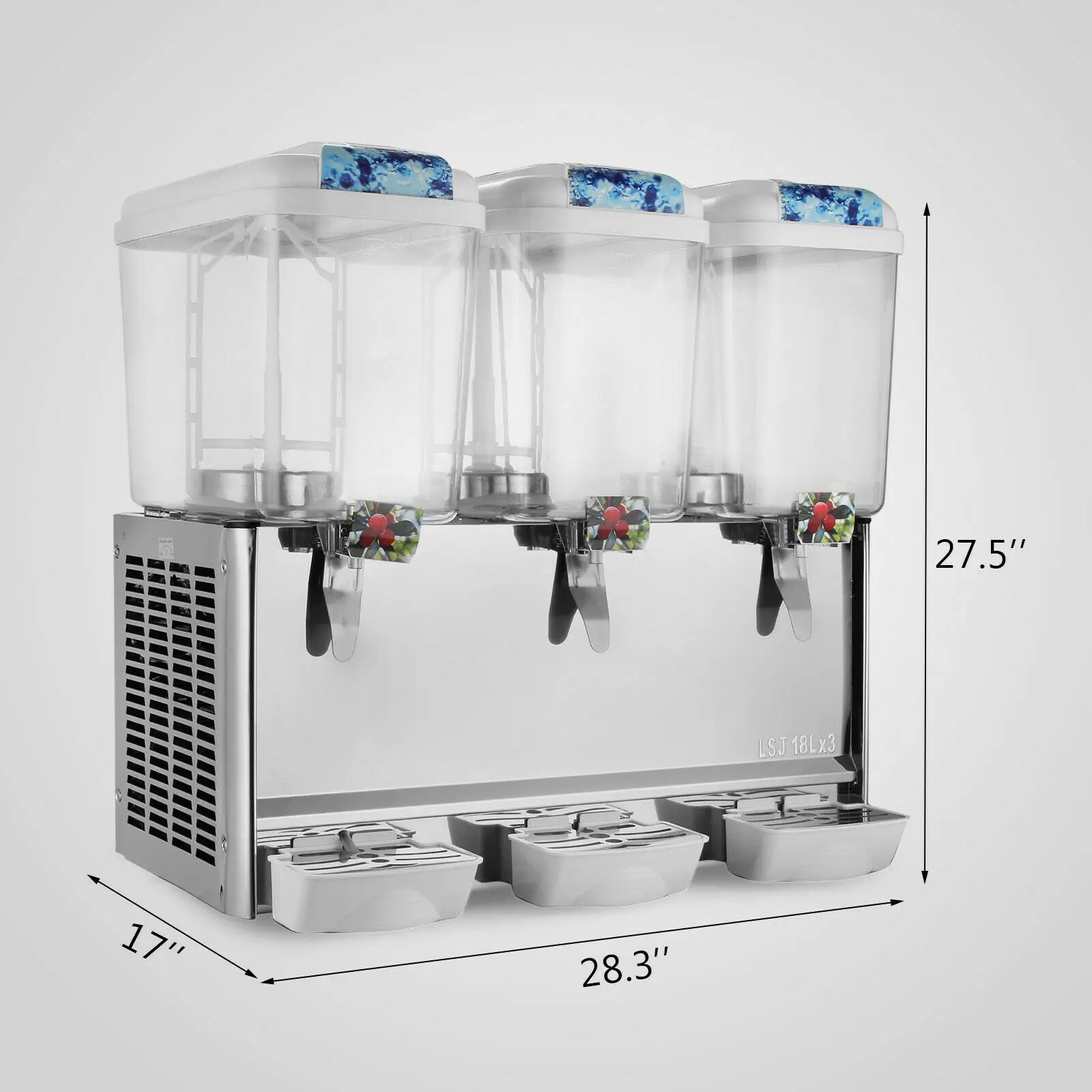 Commercial 18L3 Tank Frozen Juice Beverage Dispenser Fruit Ice Tea Cold  Drink, 1 - Ralphs