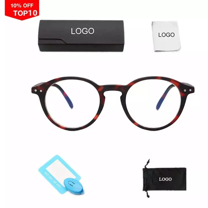 Retro Cheap Round Rubber Soft Finished Frame Spring Hinge Anti Blue Light Blocking Lunettes De Lecture Reading Glasses