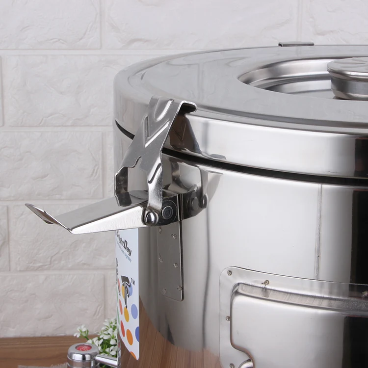 Stainless Steel Heat Insulated Barrel Double Wall Cold&Warm Insulation Barrel OEM Stainless Steel Commercial Cooking Pot_15