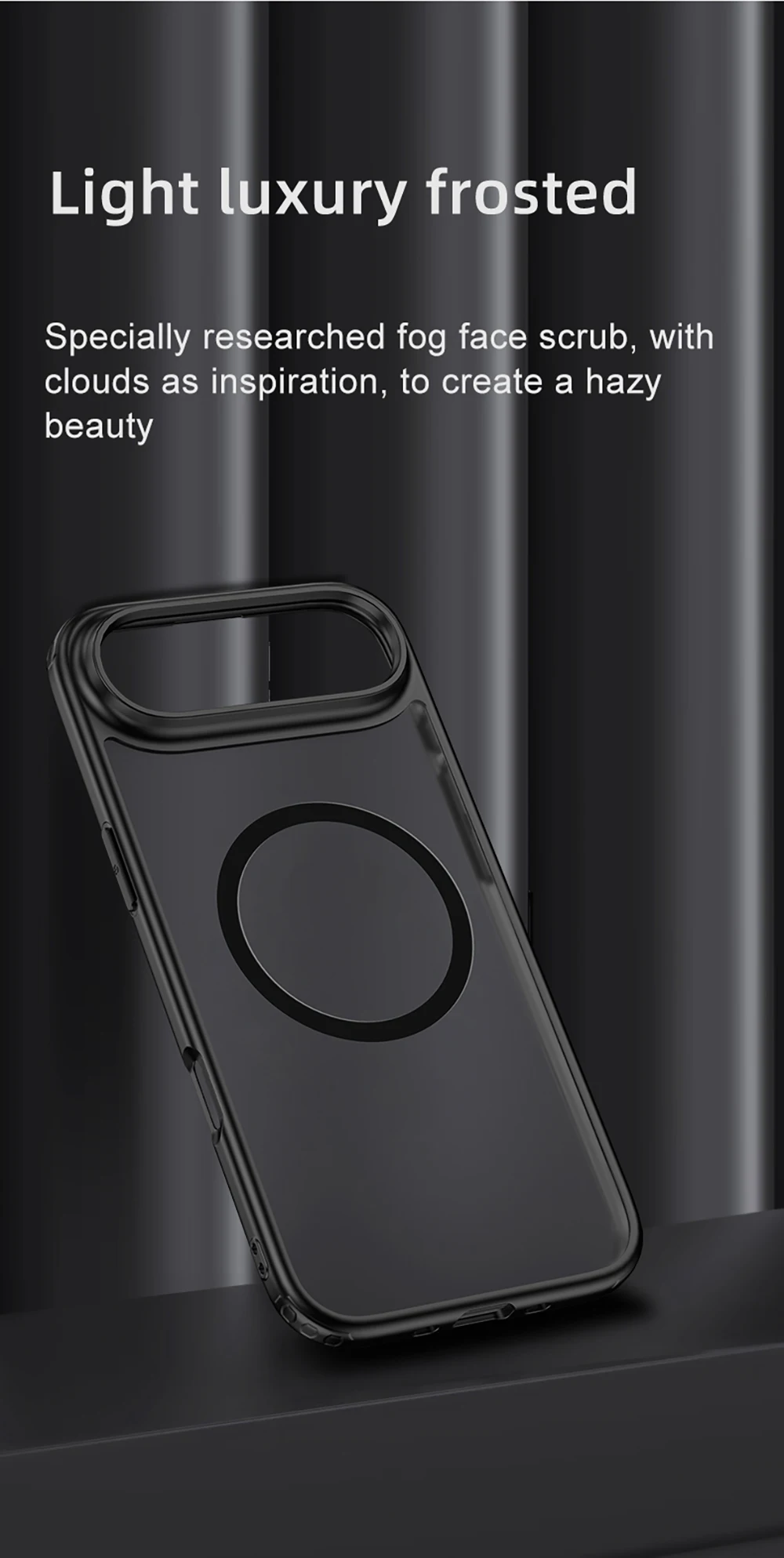 product laudtec magnetic matte phone cases for iphone 17 air 16 15 13 pro max charging luxury cover skin feel shockproof shell sjk1094-5