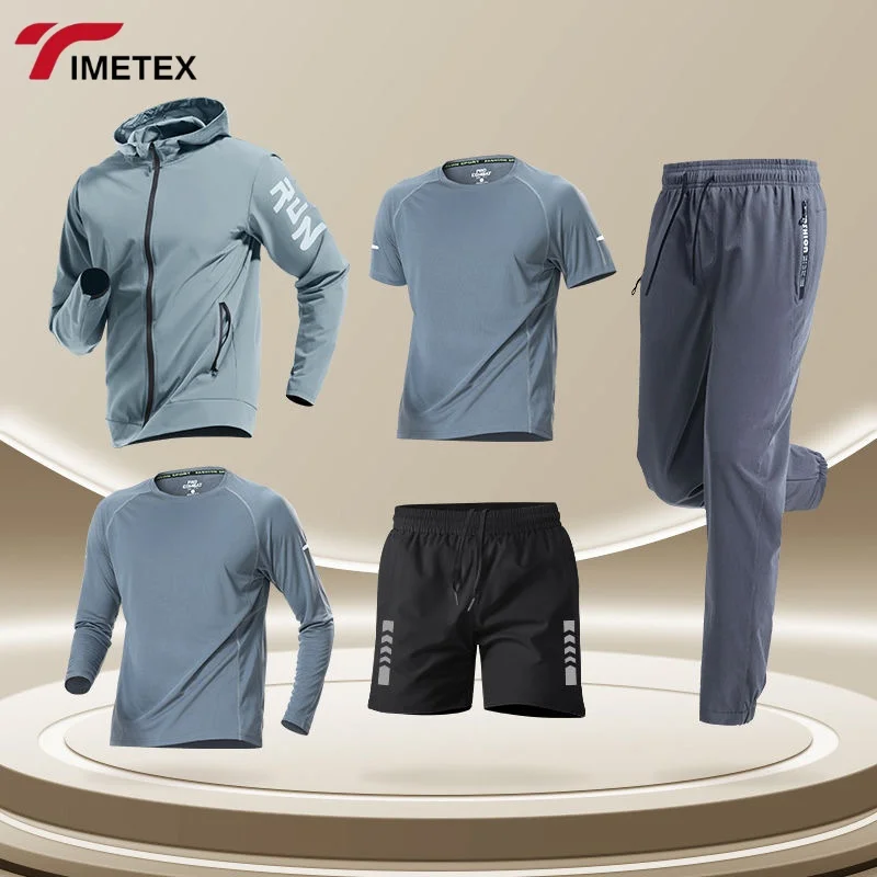 TIMETEX Sports Jacket Breathable Windproof Rainproof Cycling Coat for Running Basketball Training Morning Jogging Exercises