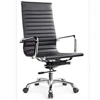 Modern Chair Leather surface Gas lift for  Commercial  Executive swivel  Office Furniture Office chair Aluminum