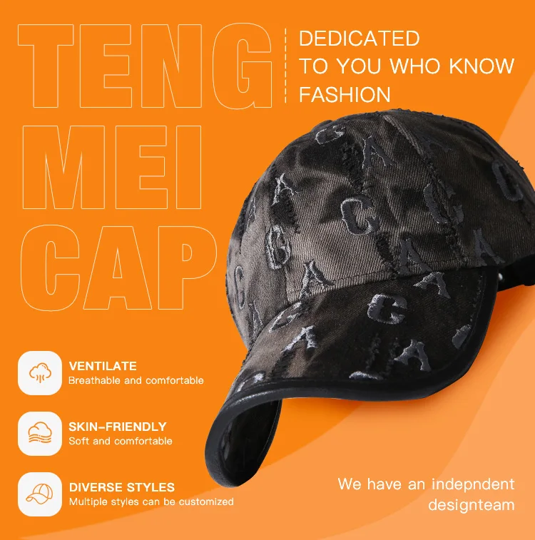 washed cotton cap