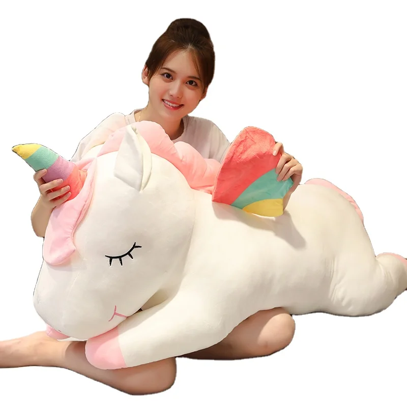 plush rainbow unicorn play set