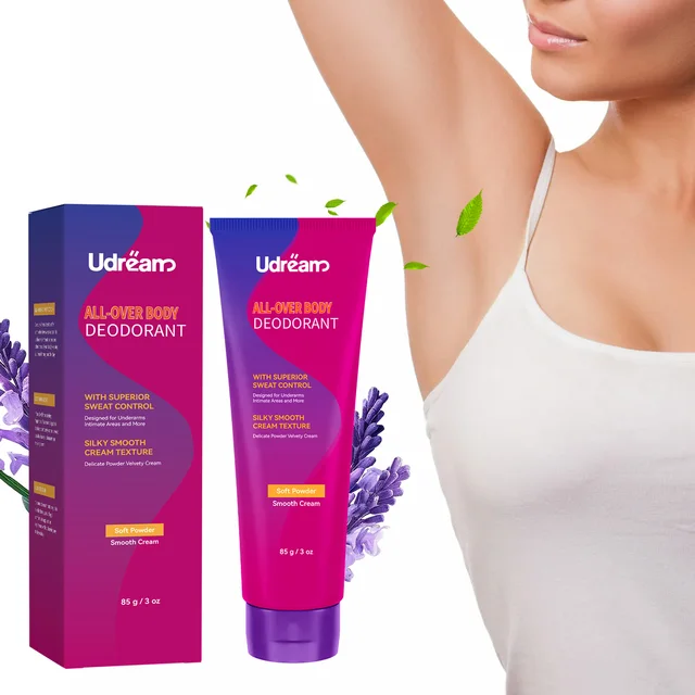 All Over Body Deodorant & Antiperspirant with Superior Sweat Control Silky Smooth Cream Texture Vehety Crea