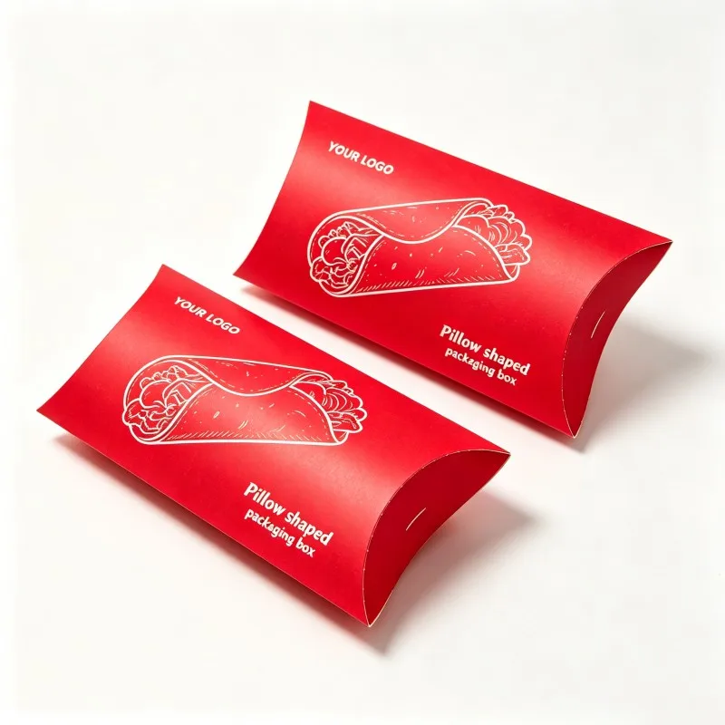 Disposable Food Grade Pillow-shaped Sandwich Packaging Box Household Lunch Box for Sandwich Hot Sale Snack Box