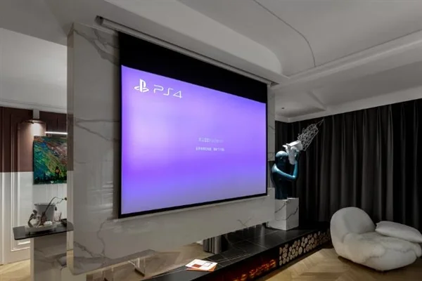 Electric Projector Screen Roll up Automatic Ceiling Mount Retractable Projector Alr Screen for Home Cinema