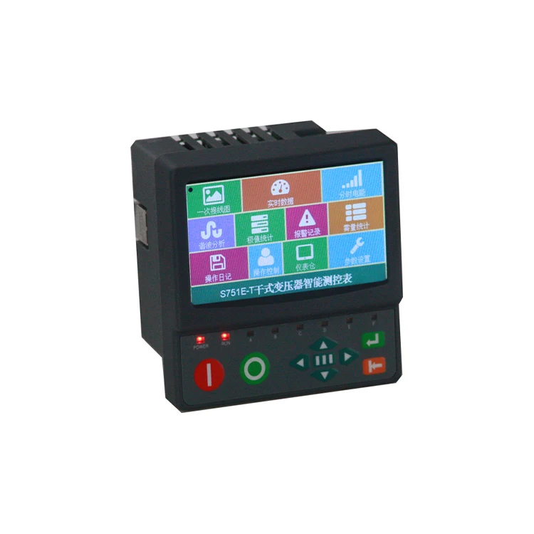 S751e-A LCD Three Phase Frequency Meter Digital Multifunction Panel Meter RS485 modbus multi analog metering panel meter
