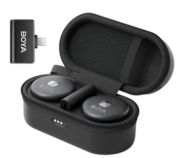 BOYA Omic-U Wireless Lavalier Microphone for Android USB C Mini Lapel Type C for Video Recording Podcast YouTube Live Streaming detail image