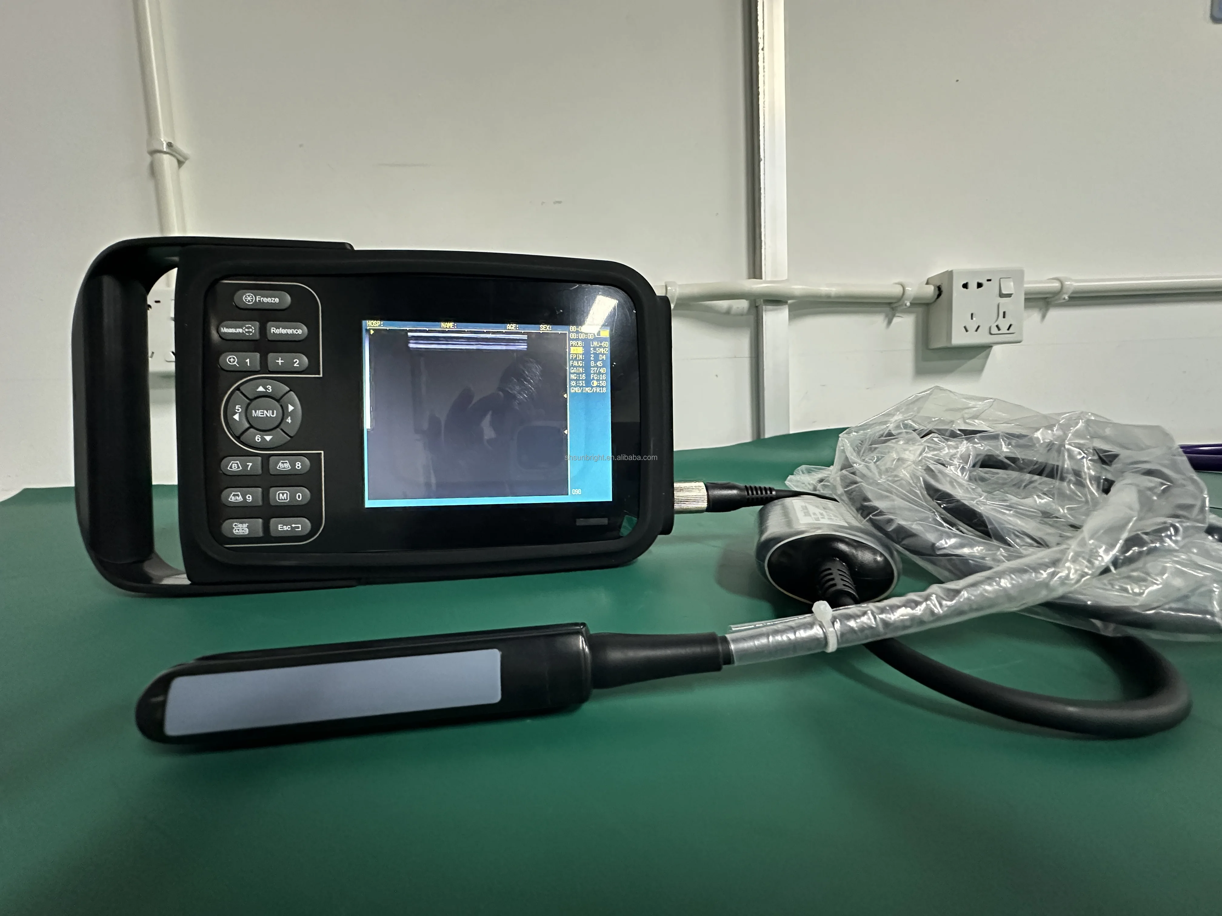Portable Cow Veterinary Ultrasound Scanner Pig Pregnancy Test Sonar ...