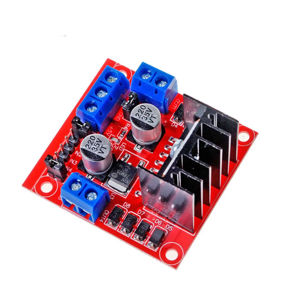 Sctecoau DC 9V-30V 60A 2-Weg PWM DC-Motordrivermodule Snelheidsregelaar Vermogen H-Brug Vooruit/Achteruit Snelheid Instelbaar