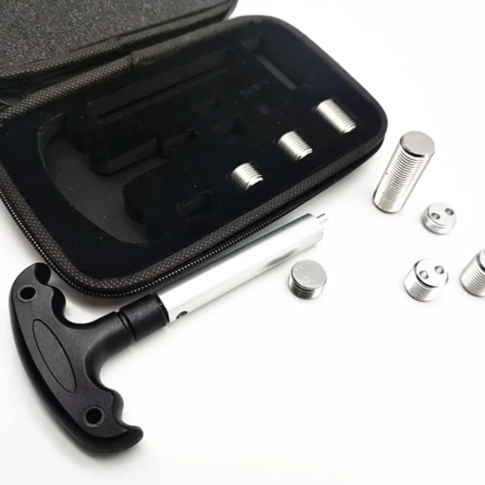 CUEELF 1 Set 8 Pieces Weight Bolts Kit with Detachable Handle for Billiard Pool Cues