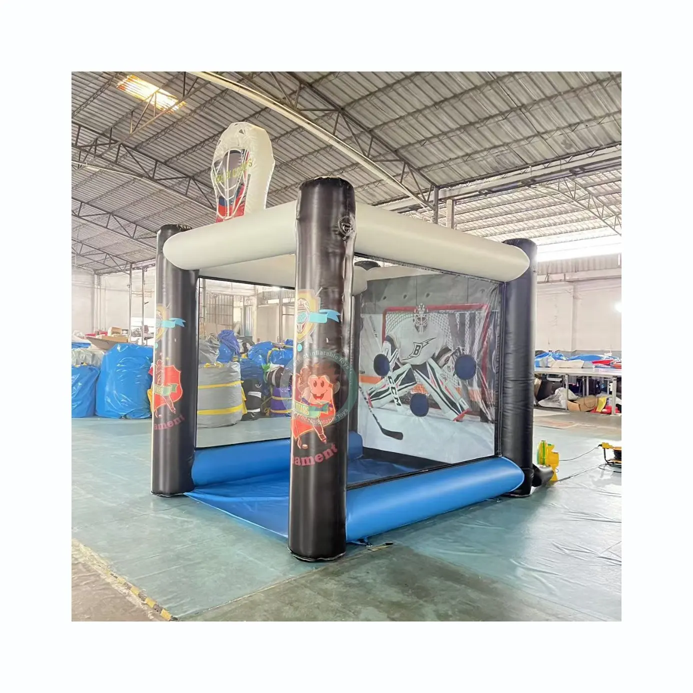 PVC Inflatable Hockey Arena Slap Shot Hockey Game for Ice Hockey ...