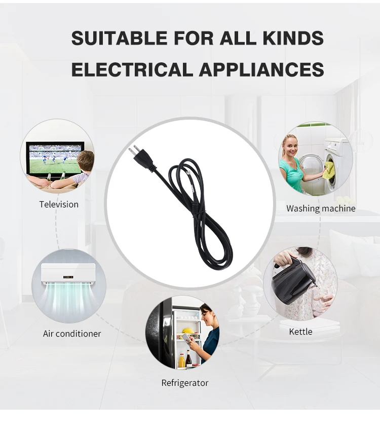 Australian SAA Standard Custom Factory Power Cord Extension for Industrial Equipment Home Appliances Made Durable Rubber  supplier