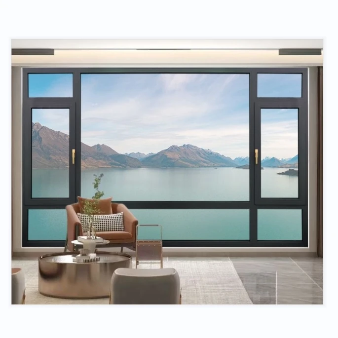 European StyleCustomized Size Modern Aluminum Casement Windows