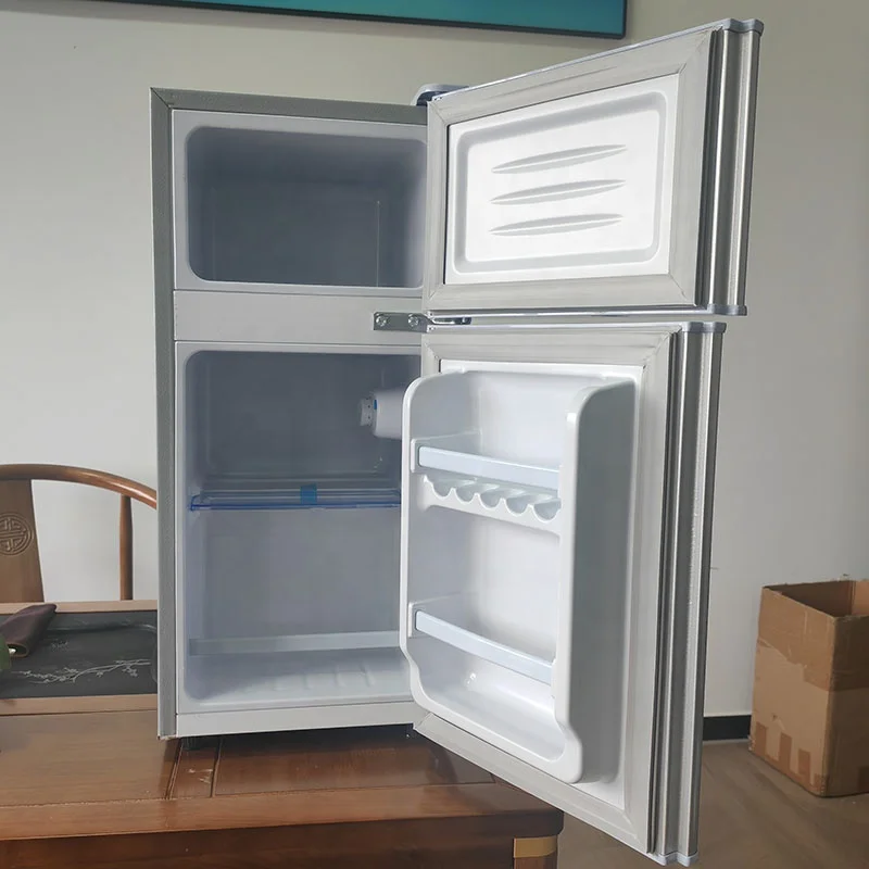 42L Home 2 Doors Mini Refrigerator Freezer Fridge