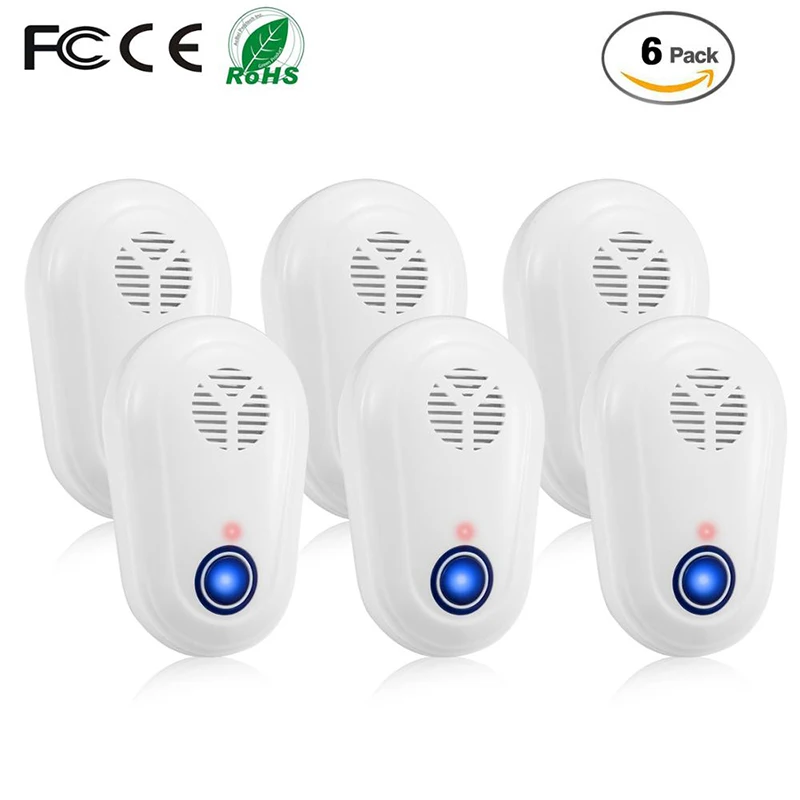 Portable Electronic Bug Mosquito Repellent Ultrasonic Pest Rat Mouse Repeller Kill Mosquito+ Killer Insect +lighting Indoor Room